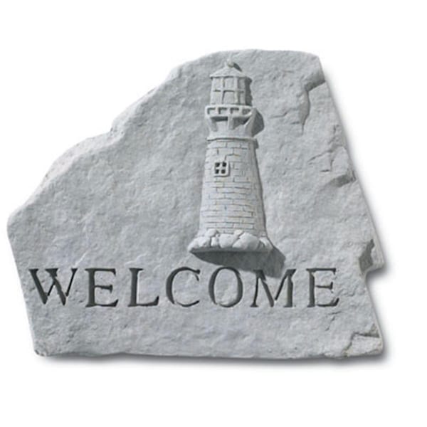 Kay Berry - Inc. Welcome - Lighthouse Garden Accent - 11.5 Inches x 9.5 Inches KA313490 - main
